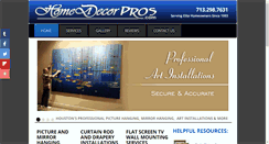 Desktop Screenshot of homedecorpros.com