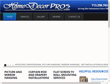 Tablet Screenshot of homedecorpros.com